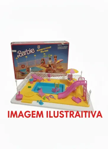 Barbie Esporte Total Piscina Estrela - Vintage Anos 80/90 (Com Caixa)