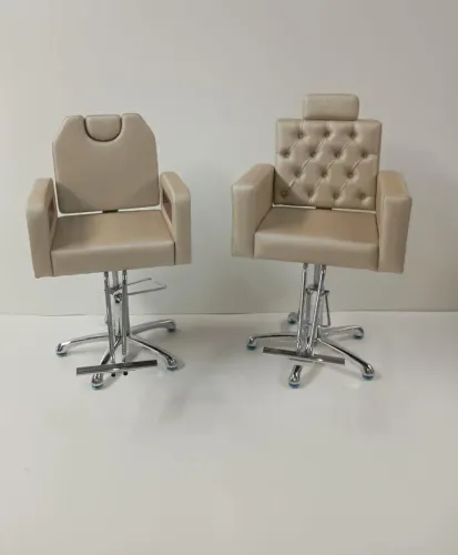 Cadeiras hidráulica fixas para salão de beleza