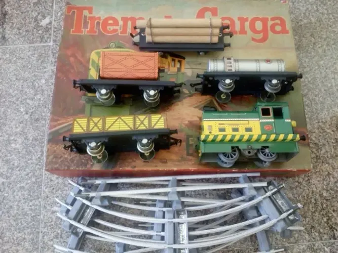 Brinquedo Antigo Trem Metalma Anos 60 Indústrias Matarazzo Caixa Original
