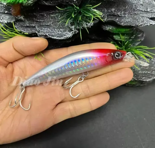 Isca artificial 10cm 30g para praia 
