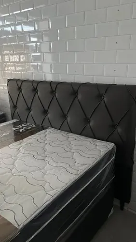 Cabeceira Cama Box Casal Estofada Murat Facto Ortobom - Entrega Grátis para Fortaleza