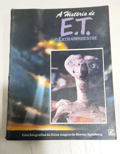 Livro antigo raro A História de E.T. - O Extraterrestre