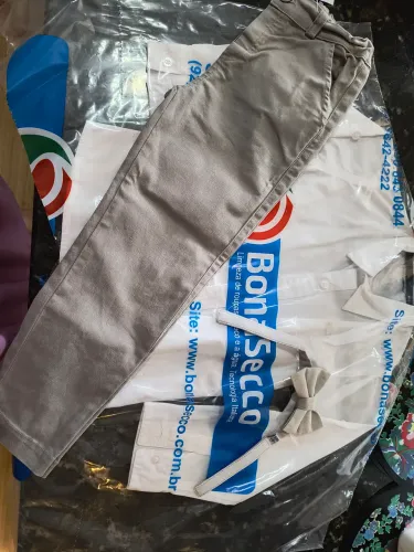 Conjunto Social Infantil Completo - Calça, Camisa e Acessórios