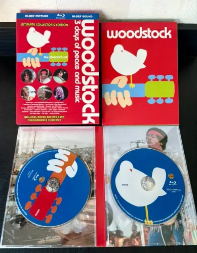 Woodstock Bluray Duplo Original