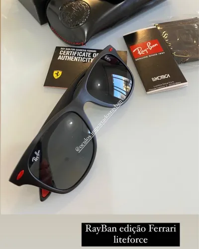 Óculos de sol Ferrari edição especial limitada liteforce 