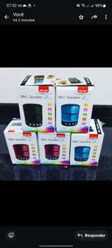 Mini Caixa de Som Bluetooth WS-687
