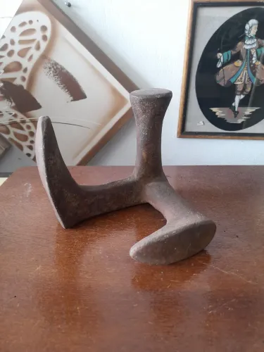 Pé de sapateiro antigo de ferro