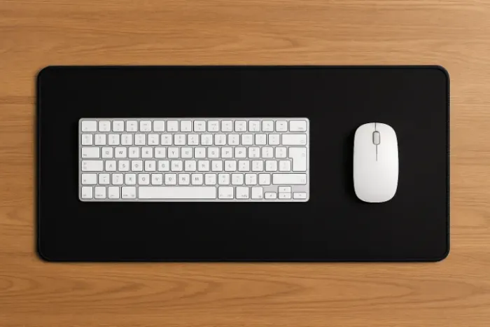 Mousepad preto liso grande 30x60