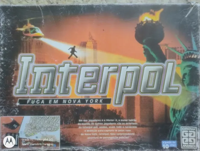 Interpol-Jogo tabuleiro 
