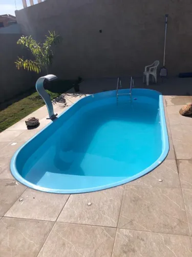 Piscina de fibra para área externa 6 x 3 