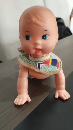 Bebê Gatinhando Estrela anos 80 (com folheto)