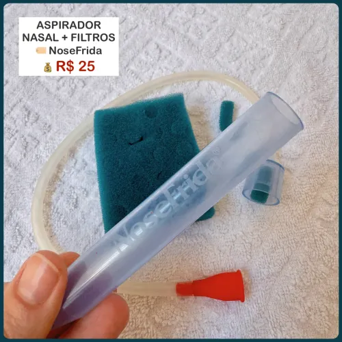 Aspirador Nasal com Filtros - NoseFrida (O Original!)