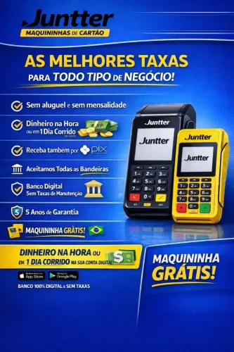 Maquineta de cartão Juntter 
