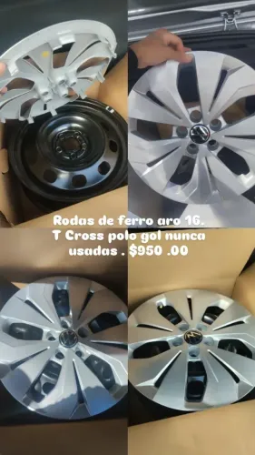 Rodas aro 16 tcross polo golf 5x100