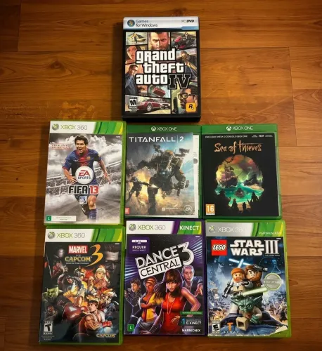Jogos Xbox 360 e Xbox ONE