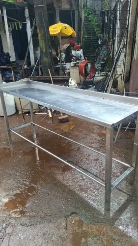 Mesa toda inox de 2mx55cm