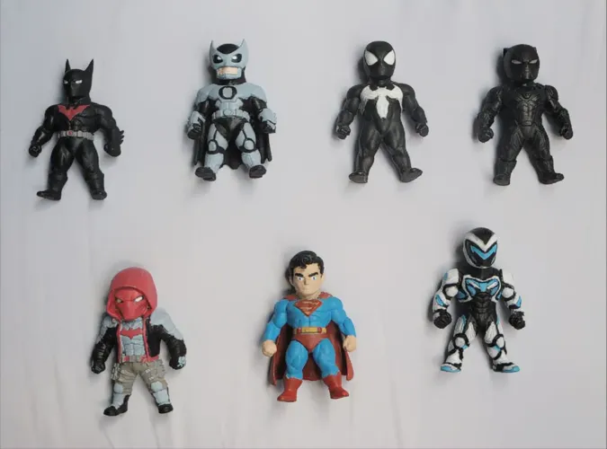 Miniaturas Actin Figure Exclusivas / Pintura a mão