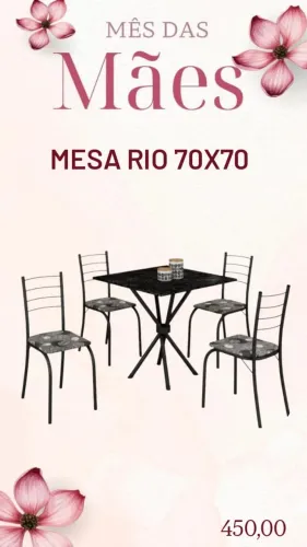 Mesa Rio 70x70