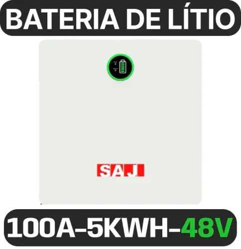 BATERIA SOLAR DE LÍTIO SAJ BAIXA TENSÃO B3-5.0KWH-LV 48V
