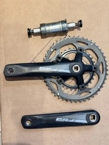 Pedivela FSA Duplo 30/46t - Tempo Adventure Preto