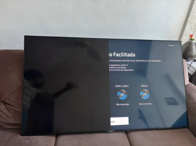 TV Samsung Crystal UHD 55? UN55TU8000 - Para conserto ou retirada de peças