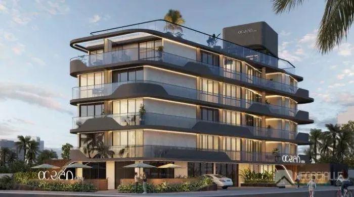 Flat com 1 dormitório à venda, 20 m² por R$ 508.750,00 - Bessa - João Pessoa/PB