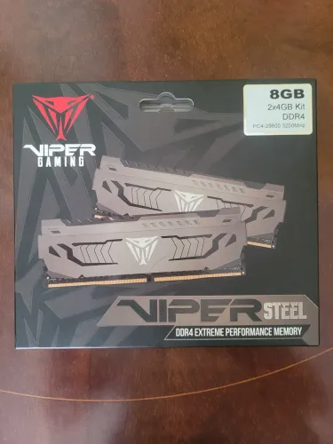 Memória RAM 2x4gb 3200MHz
