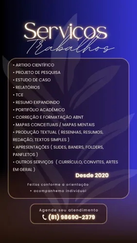 TRABALHOS ACADÊMICOS 