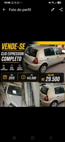 Renault Clio Rn/alize/expr./1.0 Hi-power 16V 5P 2015