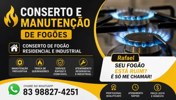 Rafael conserto de fogão 