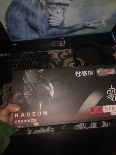Placa de vídeo RX580 8gb com caixa original