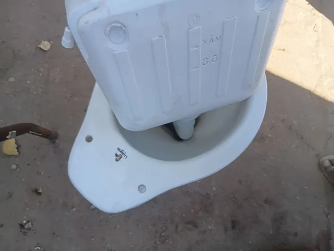 Vaso sanitário usado+caixa de descarga