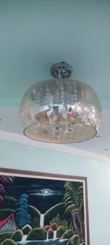 Lustre pendente de cristal