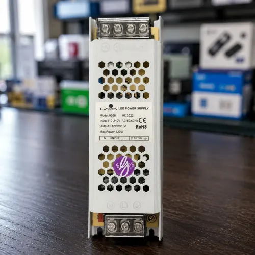 Driver/Fonte para LED 12V 10A 120W Bivolt Automático - GAYA