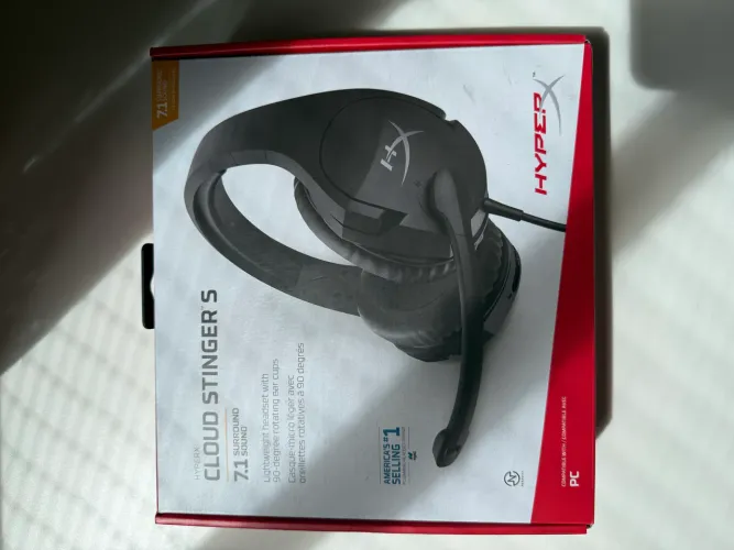 HyperX Cloud Stinger S 7.1 - Headset Gamer USB - Completo