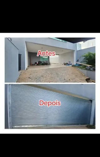 Oriente portas de aço manual ou automática