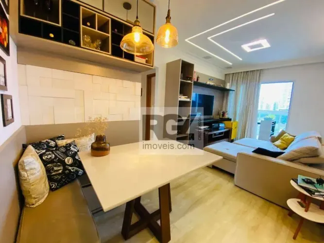 Apartamento com 2 dormitórios à venda, 84 m² por R$ 1.200.000,00 - Ponta da Praia - Santos