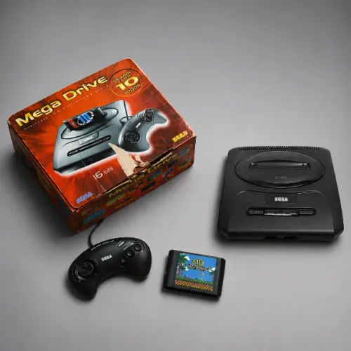 Mega Drive 3 Completo Na Caixa + Everdrive Pro V3 Controle Original