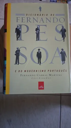 Livro Dicionario fernando pessoa
