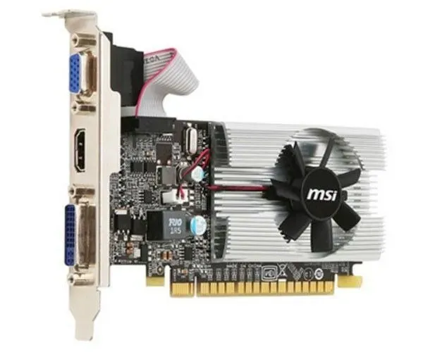 Placa de Vídeo MSI NVIDIA GeForce 210 1GB DDR3 (N210-MD1G/D3) - HDMI / DVI / VGA