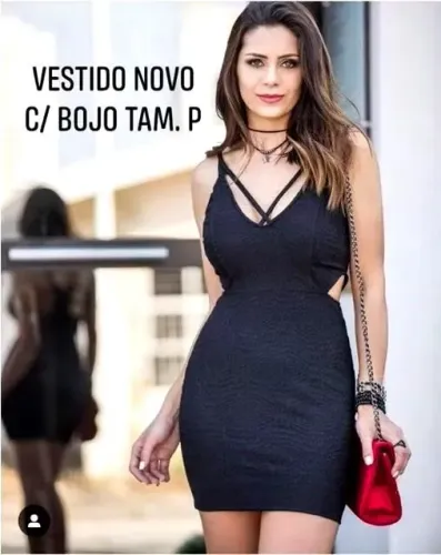 Vestido novo com bojo curto 
