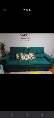 Sofá retrátil 4 lugares