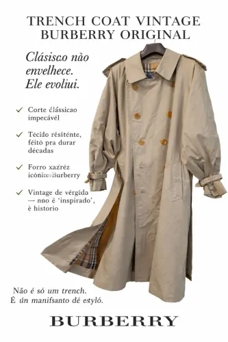Trench coat vintage Burberry 