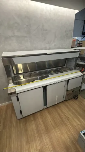 Balcão Condimentadora dupla refrigeração 1,90m