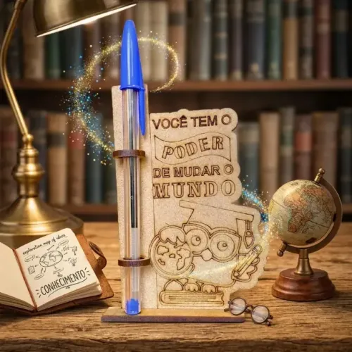 Porta caneta para o Dia dos Professores