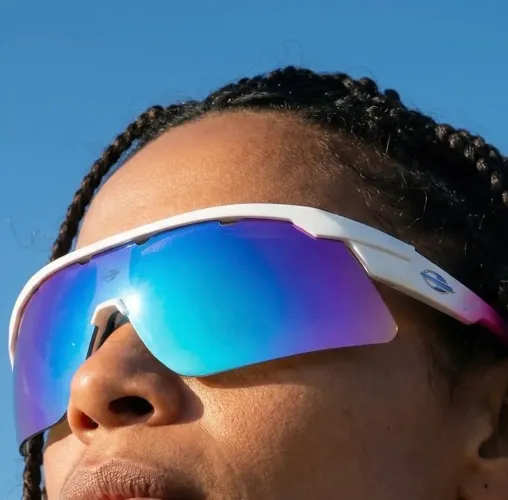Óculos Solar Mormaii Smash 3 M0197b6297 Brilho Lente Azul Espelhada - Branco
