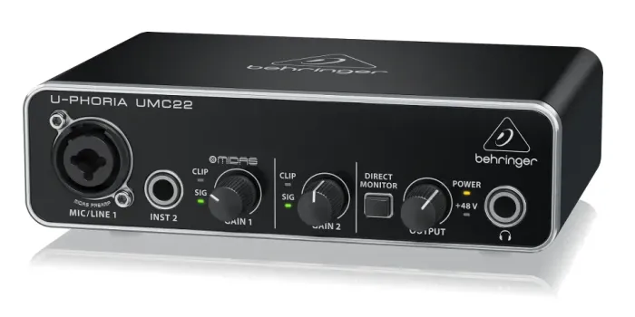 Interface de Audio Behringer UMC22