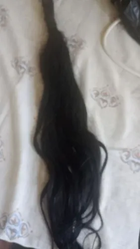 Cabelo humano liso ondulado 60cent