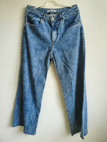 Calça jeans Oversized femenina