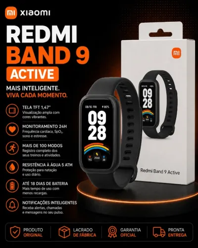 Smartwatch Xiaomi Smart Band 9 Active Original Global